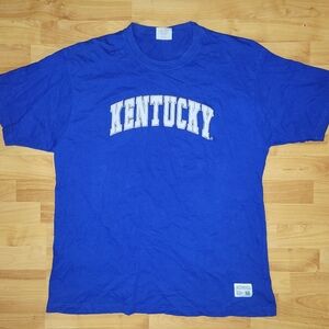 Kentucky Wildcats 2XL NCAA Colosseum Athletics Blue Big Logo Varsity Tee